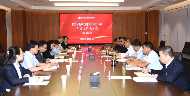 陜西地礦集團召開黨委(擴大)會總結(jié)深入貫徹中央八項規(guī)定精神學習教育